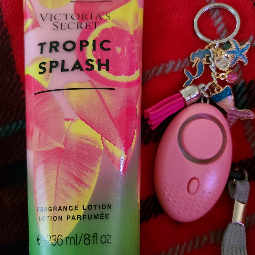 "Tropical Splash" Lotion & Self Defense Keychain!